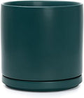 D'vine Dev 10 Inch Ceramic Planter Pot, Teal, 94-O-E-9 by DvineDevPlanterPotsandStand
