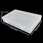 LJY 6 Clear Rectangular Plastic Boxes, 7.1 x 4.3 x 1.2 in for Electronics - Image 2