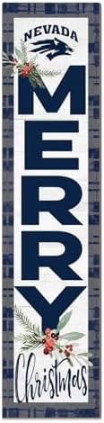 KH Sports Fan Nevada Wolf Pack Holiday Porch Leaner, 11x46 Inches, Wolf Pack Outdoor Christmas Sign; Display Some Holiday Cheer with This Nevada Wolf Pack Christmas Sign by BostonCollegeEagles