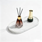 Natural Marble Tray - 12x6 Bathroom Decorative Tray, Perfume Tray & Vanity Tray Organizer. Versatile Tray Countertop Catchall for Jewelry, Soap & Candles by Unknown