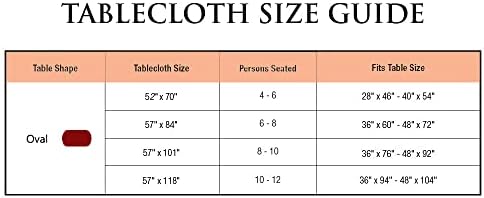 Simhomsen Large Embroidered Oval Fall Autumn Harvest Pumpkins Tablecloth for Thanksgiving (Oval 57×101 inches) - Image 5