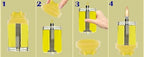 Hanukkah Pre-Filled Natural Olive Oil Glass Cup Candles, 2.5 Hours, 100 Percent Olive Oil Pre-Filled Ready to Use - 44 Cups for All 8 Nights of Hanukkah - Image 4