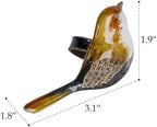 Rhinestone Bird Napkin Ring Set of 4 - Image 5