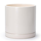 D'vine Dev 12 Inch Ceramic Planter Pot, Oatmeal, 94-O-F-8 by DvineDevPlanterPotsandStand