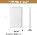 Koville African Natural Marble Tray, 12"x7" Coffee Table Vanity/Decorative Tray for Jewerly, Watch, Perfume Candle Tray for Bedroom/Bathroom/Kitchen Countertop - Image 3