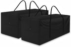 Patio Cushion Storage Bag,Outdoor Cushion Storage Bag,Waterproof storage bag with zipper and handle,Used for outdoor cushion storage and home storage. 68in L x 30in W x 20in H(2 Pack) by Unknown