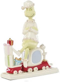 Lenox All Aboard with Mr. Grinch Figurine, Christmas Decorations, Decor, Indoor by Lenox