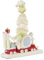 Lenox All Aboard with Mr. Grinch Figurine, Christmas Decorations, Decor, Indoor by Lenox