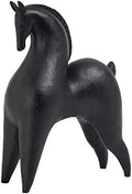 Cynkeyee Black Horse Statue Home-Decor - 11.5x4.25x8.5 Inch by Cynkeyee