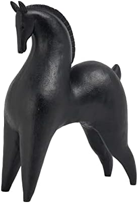 Cynkeyee Black Horse Statue Home-Decor - 11.5x4.25x8.5 Inch by Cynkeyee