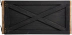 Glitzhome Washed Black Wooden Tree Collar, 22" L - Image 7