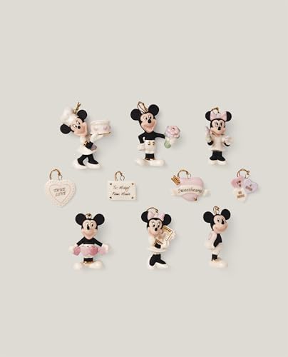 Lenox Disney Romantic Moments Valentine's Day 10-Piece Ornament Set - Image 2