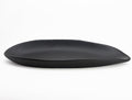 BANOMII Leaf Decorative Bowl for for Home Decor, 17.5'' Long Resin Bowl for Key Purse Candle, Decorative Tray for Kitchen Counter Entryway Console Dining Coffee Table Centerpiece, Black, Large by BanomiiHome