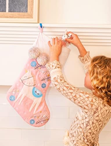 Stephen Joseph Kids Christmas & Holiday Stocking - Mantle Hanging Stocking for Personalization - Image 3