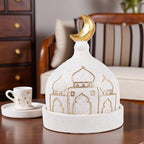 Ramadan Resin Statue Ornament, Handmade Lightweight Durable Indoor Home Decor for Living Room Bedroom Office Ramadan Festive Decoration Detailed Craftsmanship Holiday Decoration Statues - Image 6