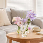 Glass Bud Vases, Set of 24 Clear Small Flower Vases in Bulk 3 Sizes - Image 3