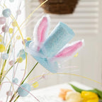 Glitzhome 21" H Easter Glitter Table Tree Decor Easter Gifts Artificial Egg and Hat Tree Table Centerpiece Decoration for Party Festival Home Decor - Image 4