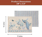 Maison d' Hermine Placemats Set of 4 Reusable 100% Combed Cotton (13"x19") - Image 5
