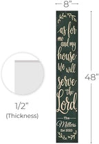 Personalized Welcome Sign for Front Door, Custom Welcome Sign for Porch Outdoor Welcome Home Decorations, 48"x8" PVC Sign (Design 15) - Image 5