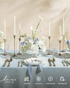 Ling's moment Artificial Wedding Flowers Combo, White & Green, Deluxe - Image 5