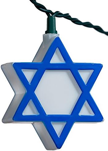 Kurt Adler UL 10-Light Hanukkah Star of David Light Set - Image 4