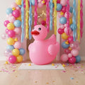 Hungdao 4FT Giant Pink Inflatable Duck Party Decoration Blow up Duck for Birthday Bridal Shower Baby Shower Pink Party Decorations Indoor Outdoor Decor by Hungdao