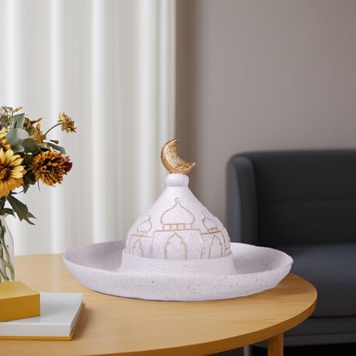 Ramadan Eid Home Decorations for Home 2025 Gold and White Mosque Tower Islamic Eid Mubarak decore - Image 7