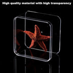KissYou Acrylic Box Clear Boxes with Lids Small Display Box Plastic Square Cube Birthday Wedding Graduation Party Decoration Candy Box - Image 3