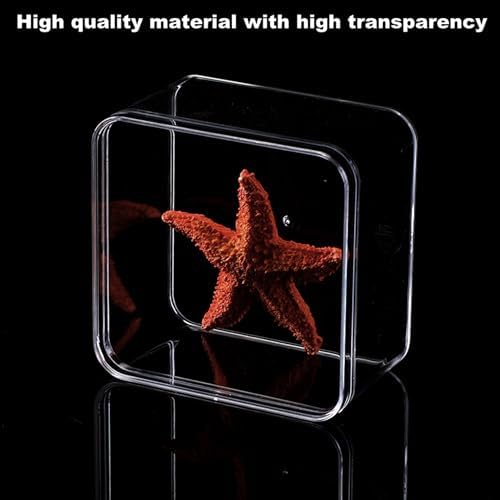 KissYou Acrylic Box Clear Boxes with Lids Small Display Box Plastic Square Cube Birthday Wedding Graduation Party Decoration Candy Box - Image 3
