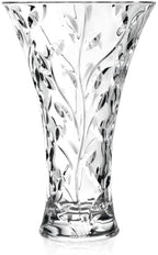 Lorren Home Trends Crystal Laurus Vase 11"-Made In Italy by LorrenHomeTrends