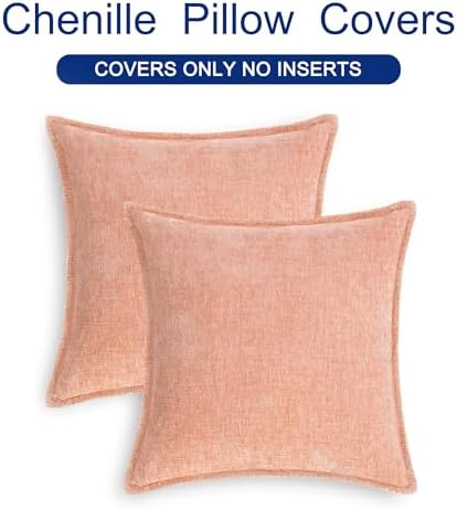 CaliTime Decorative Couch Throw Pillow Covers 22 X 22 Inches Dusty Pink - Image 6