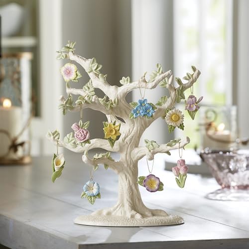 Lenox Ivory Porcelain Christmas Ornament Display Tree - Image 5