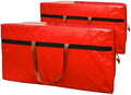 WFK 2 Pack 7FT Christmas Tree Storage Bag Waterproof Tree Bag Red by WFKWorshipQualityFirst