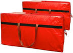WFK 2 Pack 7FT Christmas Tree Storage Bag Waterproof Tree Bag Red by WFKWorshipQualityFirst