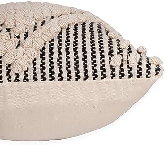 · REDEARTH · Boho Textured Handwoven Throw Pillow Cases, Diamond Medley - Image 6
