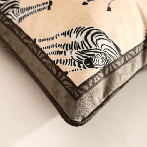 patdrea Designer Velvet Throw Pillow Cover,Set of 2,12"x20"-BrigittaB - Image 4