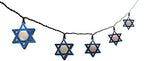 Kurt Adler UL 10-Light Hanukkah Star of David Light Set by KurtSAdler
