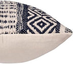 · REDEARTH · Boho Textured Handwoven Throw Pillow Cases - Indigo Impression - Image 6