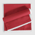 FINGERCRAFT Lace Cloth Napkins, 100% Cotton, 12 Pack, 20x20 Inch, Tango Red by FINGERCRAFT