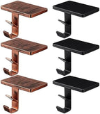 MorningRo 6 Pack 2 in 1 Stocking Holders for Mantle, Black Bronze by MorningRo