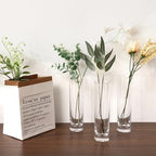 Fixwal 15 Pack Glass Cylinder Bud Flower Vases for Centerpieces - Image 5