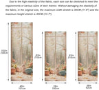 Burbuja Easter Bunny Eggs House Door Cover, Stretch Fabric Backdrop Door Porch Covers for Home Party Holidays Decoration, 35x79 In - Image 3