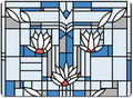CounterArt Water Lilies by FLW Boxed Set of 4 Hardboard Placemats by CounterArt