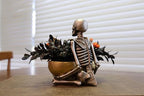 Halloween Decor Skull Table Centerpiece - Halloween Skull Bowl Decoraiton for Home Indoor Room Table Shelf Mantel - Resin Statue, 8 Inch Wide - Image 4