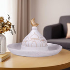 Ramadan Eid Home Decorations for Home 2025 Gold and White Mosque Tower Islamic Eid Mubarak decore - Image 6