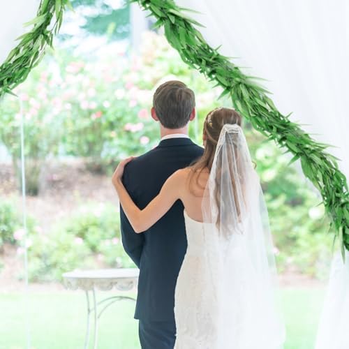 Riceshoot 200 Pcs 1200 ft Artificial Hanging Vines Green Garland Willow - Image 5