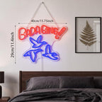 Zhengmy Bada Neon Sign Bing LED Neon Light for Wall Decor - Image 3