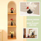 Small Black Vases Set of 8 - Mini Ceramic Bud Vases for Flowers - Image 3