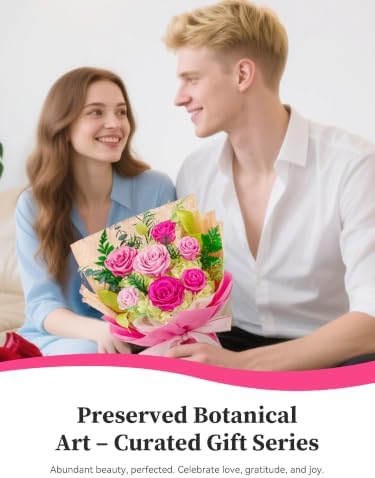 Preserved Flowers Bouquet, Forever Flowers for Delivery,Eteranl Roses - Image 6