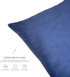 MONDAY MOOSE Decorative Throw Pillow Covers Cushion Cases, Set of 4 Soft Velvet Modern Designs, Mix and Match for Home Decor, Pillow Inserts Not Included (18x18 inch, Purple/Blue) - Image 7